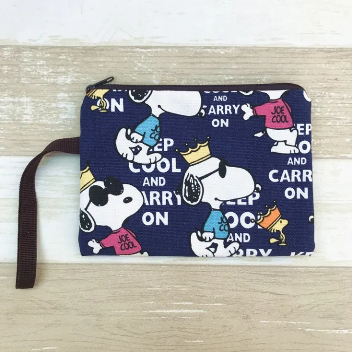 cartoon-snoopy-wallet-cute-with-zipper-large-screen-mobile-phone-coin-purse-key-cosmetic-bag-pencil-case-card-holder
