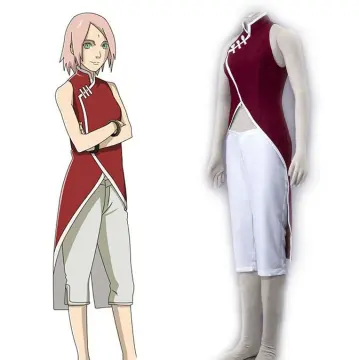 Cosplay Sakura Anime Manto Kimono Naruto Classico Estiloso