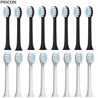 Electric Toothbrush Heads Replacement 8PCS For Z-21 Sonic Electric Toothbrush Heads DuPont Soft Vacuum Bristle Nozzles