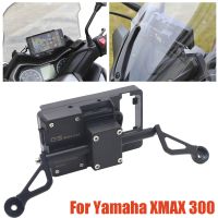 NEW Motorcycle Front Phone Stand Holder Smartphone Phone GPS Navigaton Plate Bracket For Yamaha XMAX 300 125 250 400 XMAX400