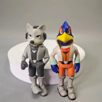 4นิ้ว12เซนติเมตร Starfox 2รูปการกระทำร่วมตุ๊กตาเด็กคอลเลกชัน Lylat สงครามรุ่นของเล่น