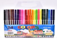 ปากกาเมจิก 24 สี water pens 24 colors เขียนลื่น  สีสวย คมชัด