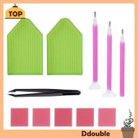 DIY Diamond Painting Tool Cross Stitch Tray Pen Glue Sewing Accessories Set Ddouble