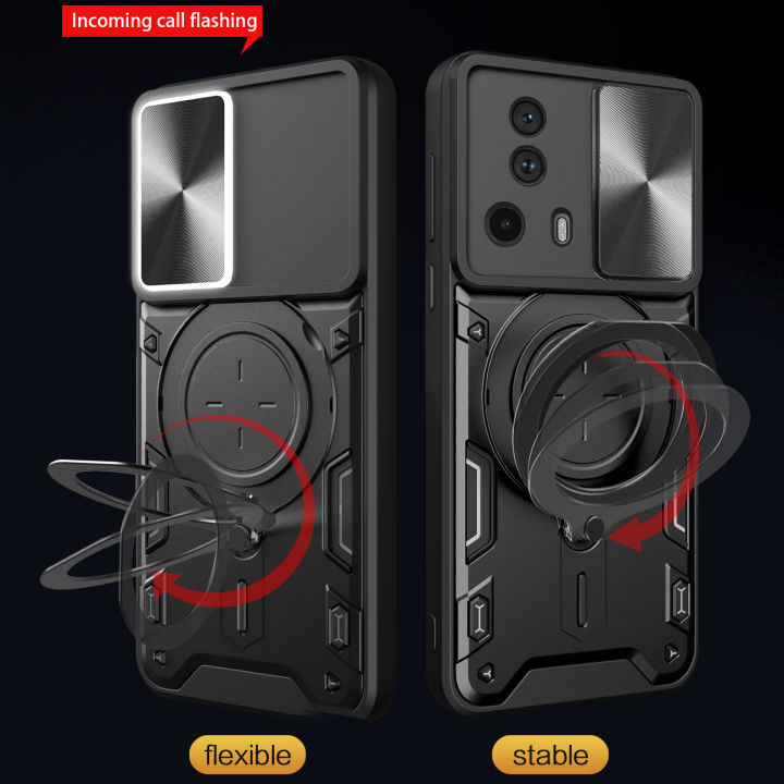 เคสโทรศัพท์ใหม่สำหรับ-xiaomi-13-lite-เคส-พับได้360องศาปกป้องกล้องรถเลื่อนยากกันกระแทกสำหรับ-xiaomi-13-lite-เคส