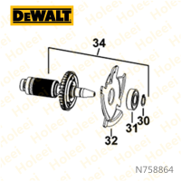 โรเตอร์กระดอง220-240V สำหรับ N758864 DEWALT DCM849