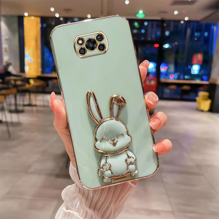 andyh-new-design-for-xiaomi-poco-x3-x3-nfc-x3-pro-case-luxury-3d-stereo-stand-bracket-smile-rabbit-electroplating-smooth-phone-case-fashion-cute-soft-case