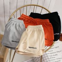 Summer ashion Shorts Korean Style Elastic Waist A Line Drawstring Shorts Female Casual Solid Color Loose Sport Shorts