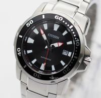 นาฬิกา CITIZEN AUTOMATIC NJ0010-55E หน้าปัดดำ (ของแท้ รับประกันศูนย์) Tarad Nalika