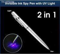 【hot】◘☎  Fun 2-in-1 Invisible UV Glowing Ink Safe Handwriting Spy with New Plastic Ballpoint