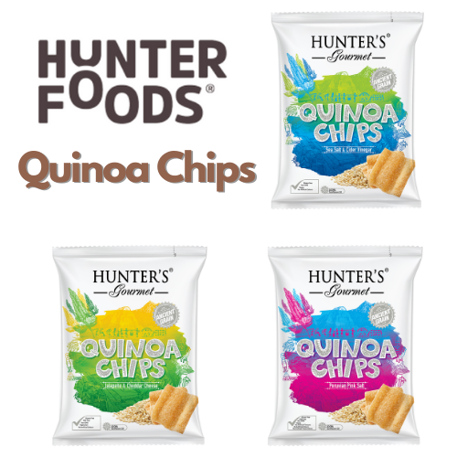 ขนมควินัว ขนมอบกรอบควินัว Hunter's Quinoa chips ขนมอบกรอบ ขนมเพื่อ