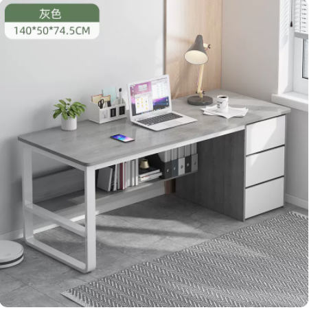 โต๊ะทำงาน-เเข็งแรงคุณภาพดี-ขาไม้-ขาเหล็กโต๊ะคอมทำงานสีขาวมีหลายขนาด-โต๊ะคอมโต๊ะคอมพิวเตอร์-โต๊ะทำงานไม้-โต๊ะทำงาน