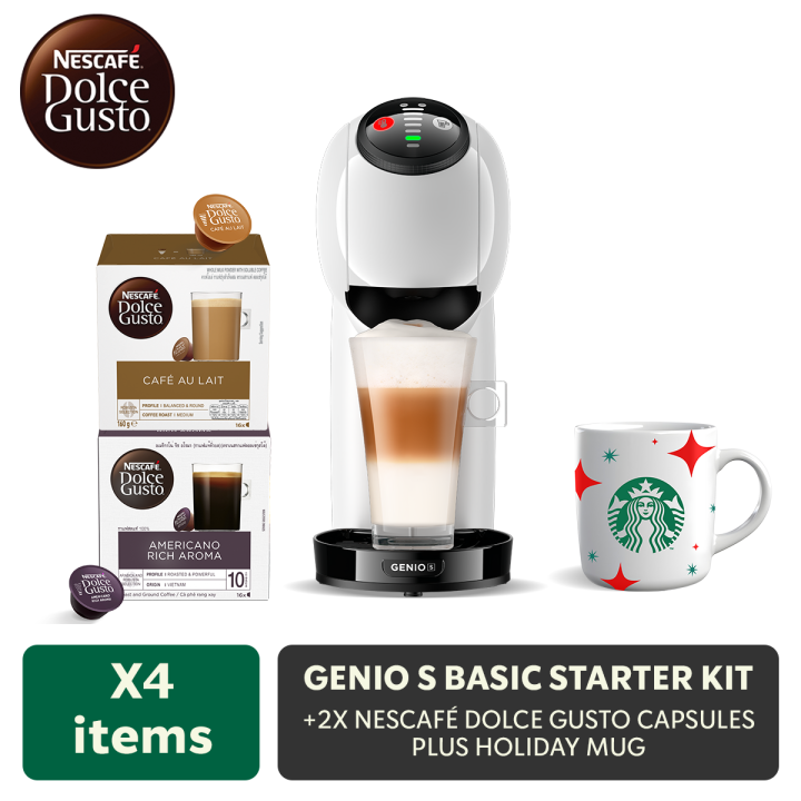 Nescafé Dolce Gusto Genio S Basic Starter Kit with Coffee Pods and Mug