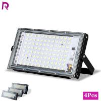 ✘ 4pcs/lot Led Floodlight 50W 100W AC 110V 220V Outdoor Flood Light Spotlight LED Street Lamp Projector Exterior IP65 Waterproof