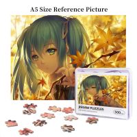 Hatsune Miku Vocaloid (8) Wooden Jigsaw Puzzle 500 Pieces Educational Toy Painting Art Decor Decompression toys 500pcs