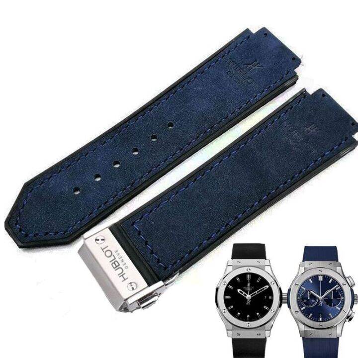 july-suitable-for-hengbao-big-bang-high-quality-rubber-watch-strap-25x19mm-mens-fashion-matte-leather