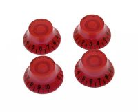 KR-4x Red LP Guitar Speed Knobs Top Hat Bell Knobs Fits LP Guitar