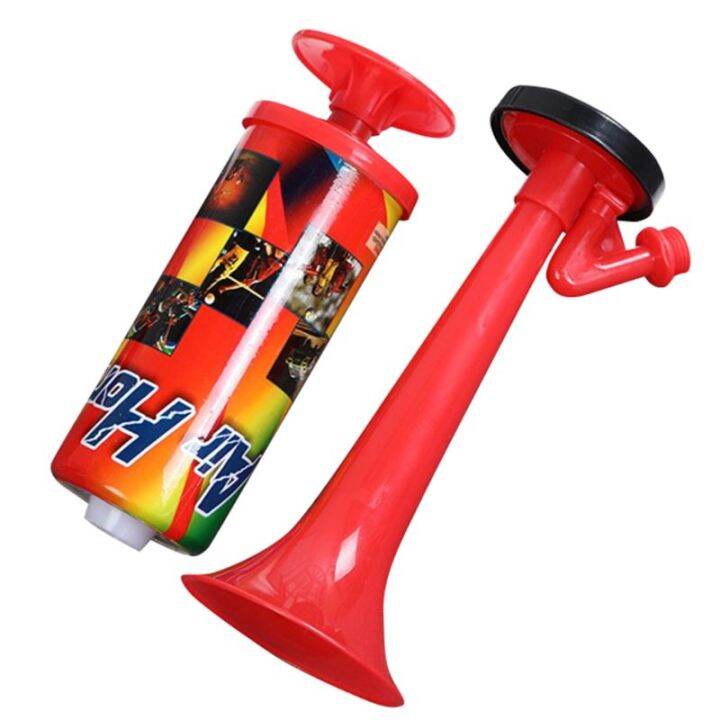 Hand Push Air Fan Horn Cheerleading Sports Meeting Cheer Club Trum Kids ...