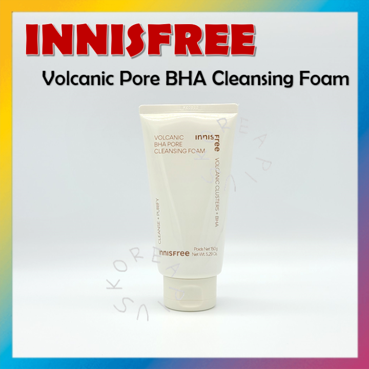 [INNISFREE] Volcanic Pore BHA Cleansing Foam 150g | Lazada