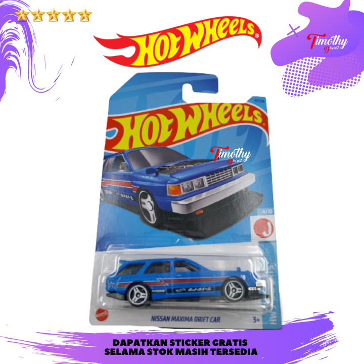 Hot Wheels Nissan Maxima Drift Car 4/10 Linha HW J-Imports