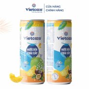 Combo 2 lon nước dừa tươi Vietcoco 240ml vị trái cây