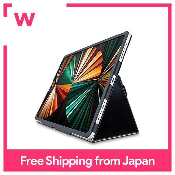 iPad Pro 12.9 (5th generation / 2021) Flap case Soft leather 2 angle stand Apple Pencil