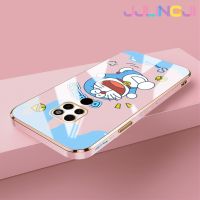 Jlingji เคสสำหรับ Huawei Mate 20 Mate 20 Pro Mate เคส20X รูปยิ้มโดราเอมอนดีไซน์ใหม่ด้านข้างเคสซิลิโคนกันกระแทกเต็มฝาปิดเลนส์กล้องกล่องกันกระแทก