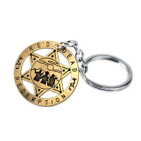 Game Red Dead Redemption 2 Keychain Necklace Metal Keyring Chain Pendant For Men Car Women Bag Jewelry keyring Holder