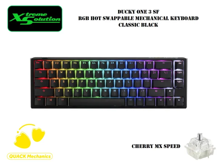 Ducky One 3 SF - RGB Hot Swappable Mechanical Keyboard - Classic Black  Edition (Cherry Mx Switches) **No Firmware Update Required** | Lazada  Singapore