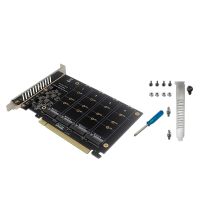 4-ดิสก์ NVME RAID PCI-E X16การขยายอาร์เรย์การ์ดรองรับ M. 2 NVME SSD โปรโตคอล M.2อุปกรณ์ PCI-E