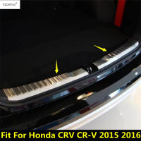 สแตนเลสด้านหลัง Scuff แผ่นประตู Sill Guard Protector สำหรับ Honda CRV CR-V 2015 2016อุปกรณ์เสริม2ชิ้นเซ็ต