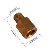 18 NPT หญิง18 BSPT ชายอะแดปเตอร์วัดเซ็นเซอร์กระทู้อะแดปเตอร์ลดน้ำมันมาตรวัดความดันอะแดปเตอร์