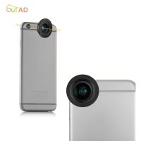 OUTAD 120° Wide Angle/Micro Lens 2 in 1 for Clip on Cell Phone Camera Lenses Kit for Samsung for Android Smartphones