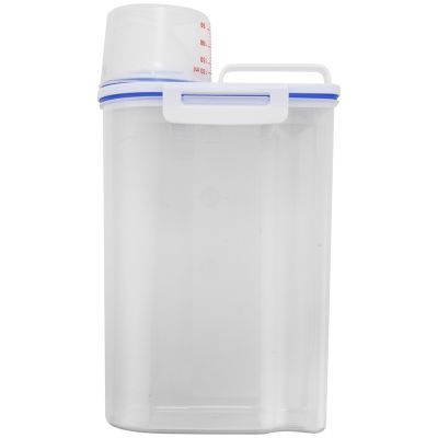 Rice Cereal Container Storage - Airtight Dry Food Rice Container Storage Plastic Small Rice Dispenser with Measuring Cup