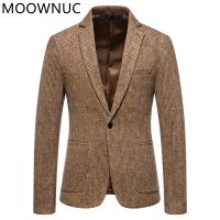 ZZOOI 2021 Autumn And Winter New MenS Fashion Trend Business Casual High Quality Suit MenS Windproof Comfortable Warm Suit Jacket