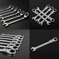 1pcs Flexible Head Ratchet Spanner Ratcheting Socket Wrenches Metric Tool 8 24mm hand tools
