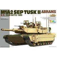 โมเดลเสือ9601 1/72สเกล U.S M1A2 TUSK II รถถังประจัญบานหลักชุดประกอบโมเดล