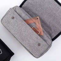 Child Pencil Bags Simple 3 Layers Estuches Escolares Boys Canvas Portable Pencil Case High Capacity Stationery Storage Bags