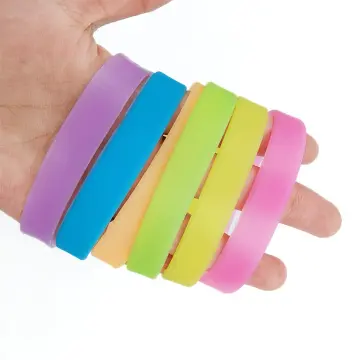 Wholesale Silicone Rubber Wristband Flexible Wrist Band Cuff Bracelet  Sports Casual Bangle For Women