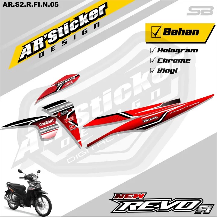 Revo Sticker Striping Revo FI New - Stiker Motor Keren Setiker REVO FIT ...