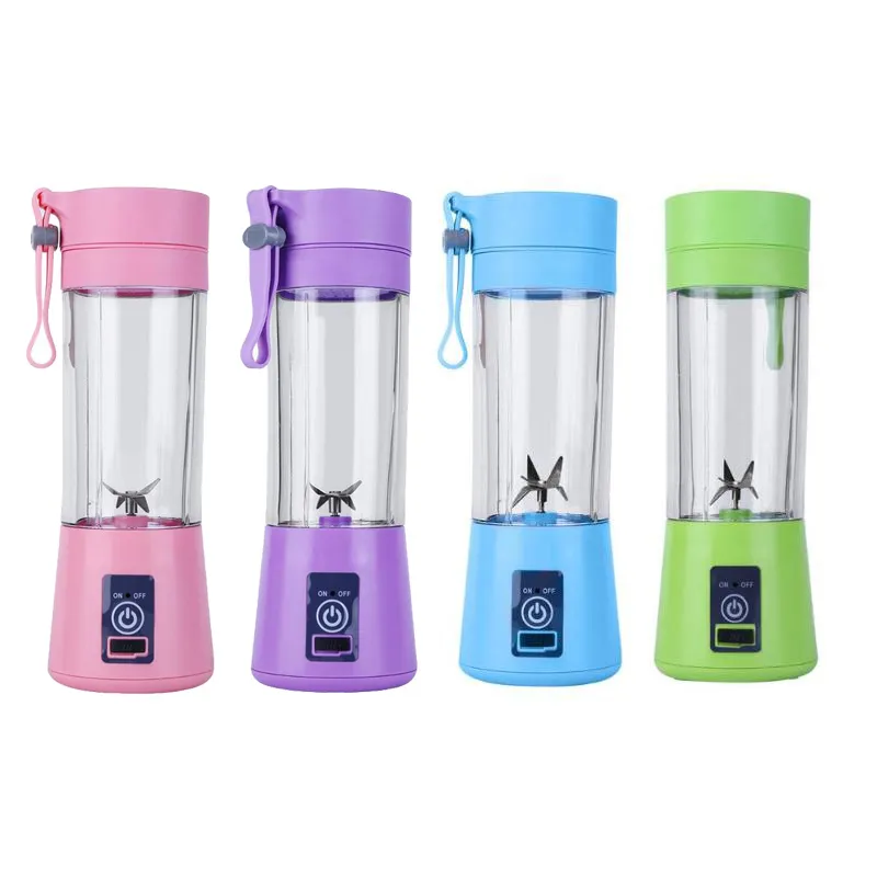 Buy 380ml Usb Rechargeable Blender Mixer 6 Blades Juicer Bottle Cup Juice  Citrus Lemon Vegetables Fruit Smoothie Squeezers Reamers from Qingdao Picka  Plastic Industry Co., Ltd., China