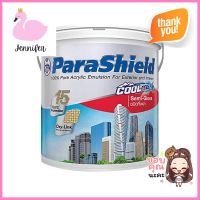 สีน้ำทาภายนอก CAPTAIN PARASHIELD COOLMAX BASE B กึ่งเงา 1 แกลลอน (3.8 ลิตร)WATER-BASED EXTERIOR PAINT CAPTAIN PARASHIELD COOLMAX BASE B SEMI-GLOSS 1GAL **สามารถออกใบกำกับภาษีได้ค่ะ**