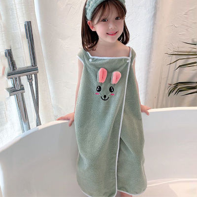 （HOT) ผ้าขนหนูอาบน้ำสำหรับเด็กสามารถสวมใส่ได้ในฤดูใบไม้ร่วง