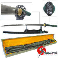 JAPAN คาตานะ ญี่ปุ่น Wakizash Tanto Sweord Samurai Ninja Yakuza Warrior Sabre Hamon Edo Gift ฮาม่อน ซามูไร นินจา ยากูซ่า วากิซาชิ ทันโตะ เอโดะ โอดาจิ ทาจิ สึรุงิ คะตะนะ นักรบ โบราณ กระบี่ แถม ถุงผ้าและแท่นวาง ของขวัญ ของสะสมหายาก แข็งแรงทนทาน