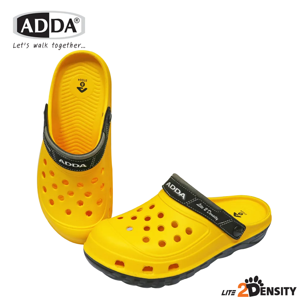 Adda 2Density รองเท้าแตะ รองเท้าลำลอง สำหรับผู้ชาย แบบสวมหัวโต รุ่น ...