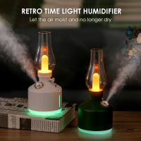 280ML Air Humidifier Essential Oil Diffuser Wireless Aromatherapy Diffuser LED Lights Office Home Cool Mist Retro Home Essential