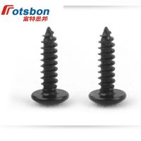 M3/M4/M5 Cross Recessed Truss Mushroom Head Tapping Screws Large Flat Round Black Screw Tornillos Parafuso Schroeven Vis DIN7981 Nails Screws  Fastene