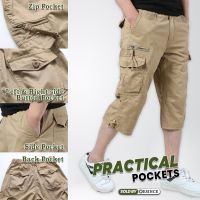 READY STOCK Men ¾ Pants 3 Quarter Pants Casual Chino Pant 100 Cotton Seluar Lelaki 3 suku 七分裤 MP 148