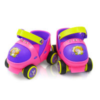 Adjustable Children Roller Skates Safety Off Button Resistance Row 4 Wheels Sliding Slalom Skates Kids Gifts Roller Sneakers