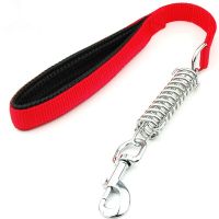 【DT】Dog Leash Spring Short Dogs Leash PU Leather Leashes for Large Dogs Walking Nylon Rope Durable Dog Leashes Chew Proof Pet Chain hot 1