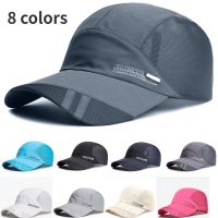 △☼☃ Men Adjustable Quick-Dry Running Baseball Summer Mesh Breathable 8 Colors Cap Visor Hat Outdoor Sport Fish Cool Fashion Sunshade